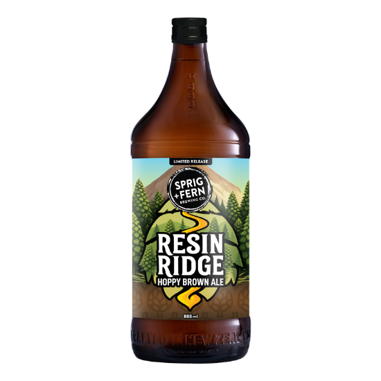 Picture of Sprig & Fern Resin Ridge Hoppy Brown Ale Bottle 888ml