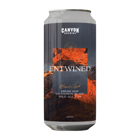 Picture of Canyon Brewing Entwined Sauvignon Blanc Wild Ale Can 440ml