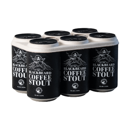 Picture of Mount Brewing Co. Blackbeard Coffee Stout Cans 6x330ml