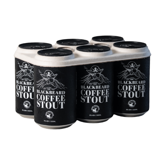 Picture of Mount Brewing Co. Blackbeard Coffee Stout Cans 6x330ml