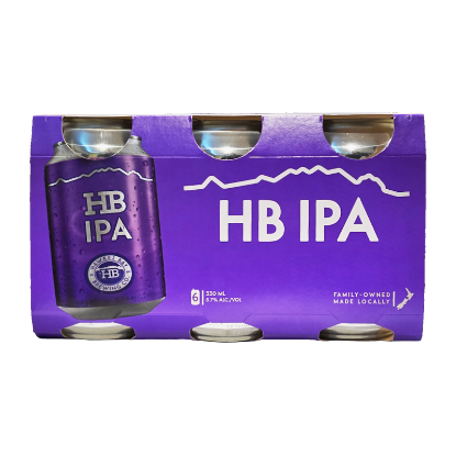 Picture of Hawke's Bay Brewing Co. HB IPA Cans 6x330ml