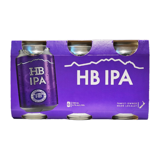 Picture of Hawke's Bay Brewing Co. HB IPA Cans 6x330ml
