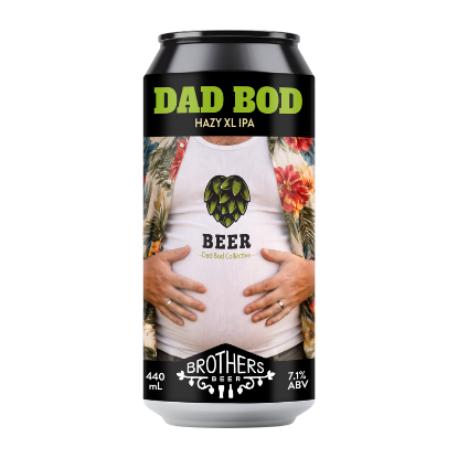 Picture of Brothers Beer Dad Bod Hazy XL IPA Can 440ml