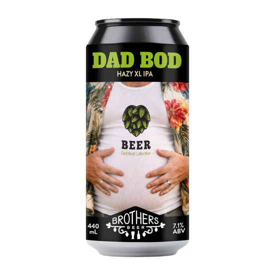 Picture of Brothers Beer Dad Bod Hazy XL IPA Can 440ml
