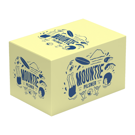 Picture of Mount Brewing Co. Mountie Pilsner Cans 6x330ml