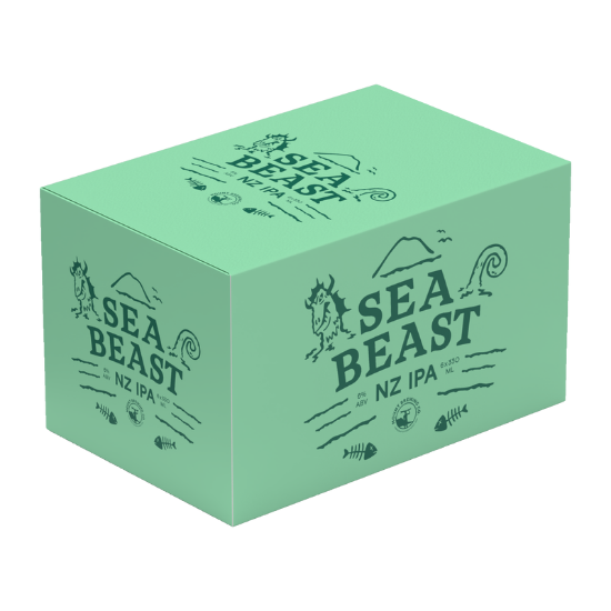 Picture of Mount Brewing Co. Sea Beast NZ IPA Cans 6x330ml