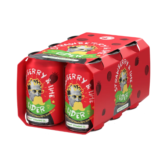 Picture of Mount Brewing Co. Strawberry & Lime Cider 4.5% Cans 6x330ml
