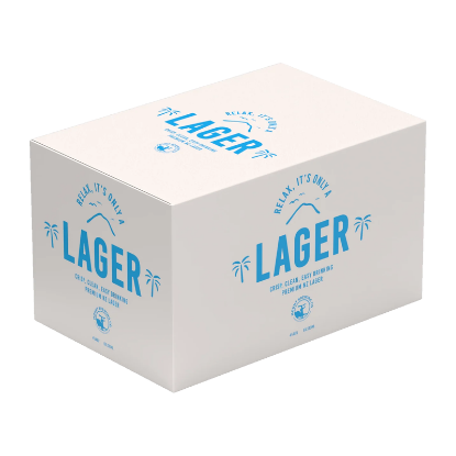 Picture of Mount Brewing Co. Relax It's Only Lager Cans 6x330ml