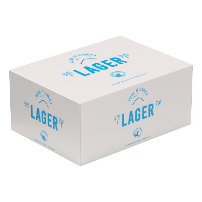 Picture of Mount Brewing Co. Relax It's Only Lager Cans 12x330ml