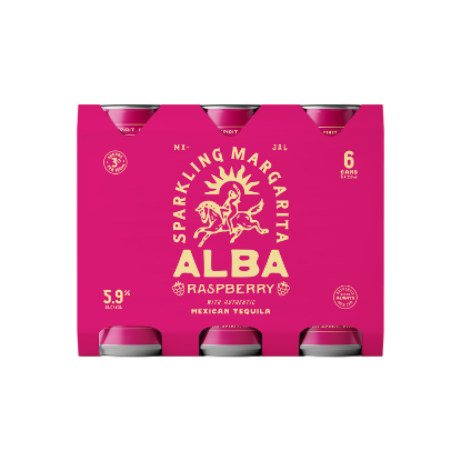 Picture of Alba Raspberry Sparkling Margarita 5.9% Cans 6x250ml
