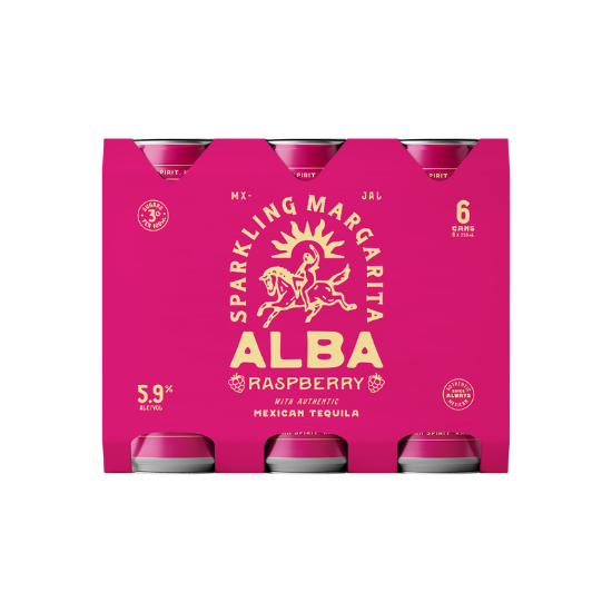 Picture of Alba Raspberry Sparkling Margarita 5.9% Cans 6x250ml
