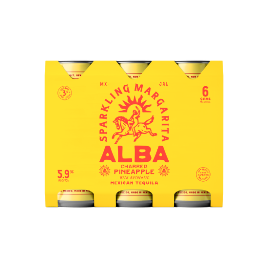 Picture of Alba Charred Pineapple Sparkling Margarita 5.9% Cans 6x250ml