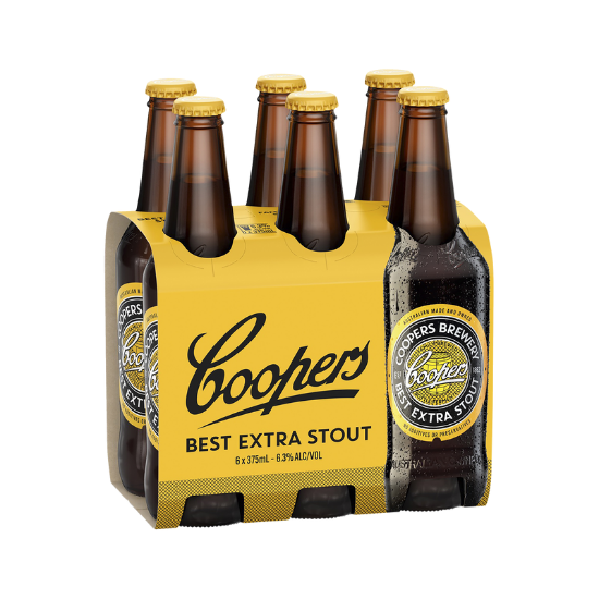 Picture of Coopers Best Extra Stout Bottles 6x375ml