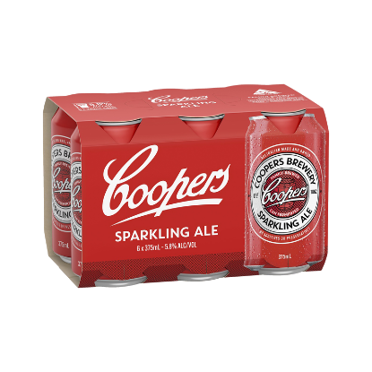 Picture of Coopers Sparkling Ale Cans 6x375ml