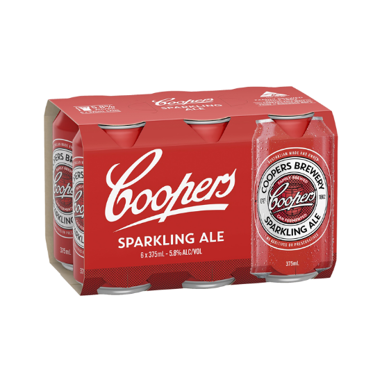 Picture of Coopers Sparkling Ale Cans 6x375ml