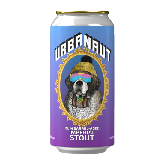 Picture of Urbanaut Rum Barrel Aged Imperial Stout Can 440ml