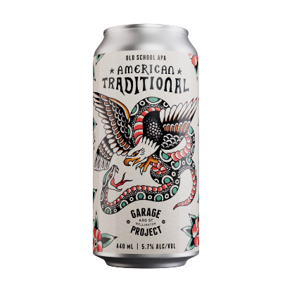 Picture of Garage Project Toughie Sticker No. 1 American Traditional APA Can 440ml
