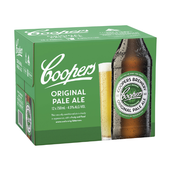 Picture of Coopers Original Pale Ale Bottles 12x375ml