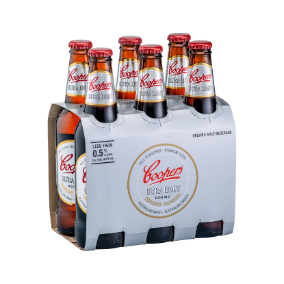 Picture of Coopers Ultra Light Bottles 6x375ml