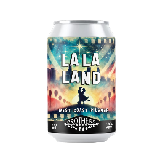 Picture of Brothers Beer La La Land West Coast Pilsner Can 330ml