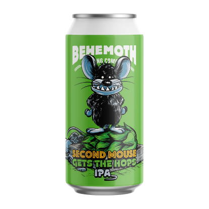 Picture of Behemoth Second Mouse Gets the Hops IPA Can 440ml