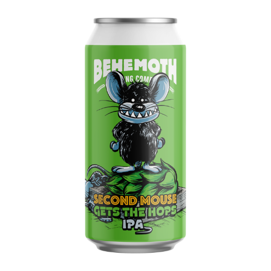 Picture of Behemoth Second Mouse Gets the Hops IPA Can 440ml