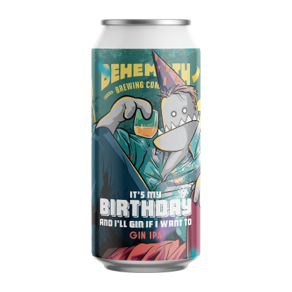 Picture of Behemoth It's My Birthday Gin IPA Can 440ml