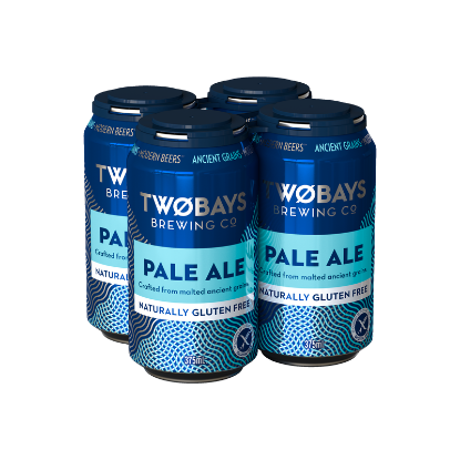 Picture of TWØBAYS Brewing Co Pale Ale Gluten-Free Cans 4x375ml