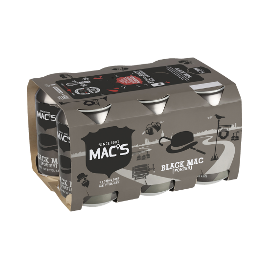 Picture of Mac's Black Mac Porter Cans 6x330ml