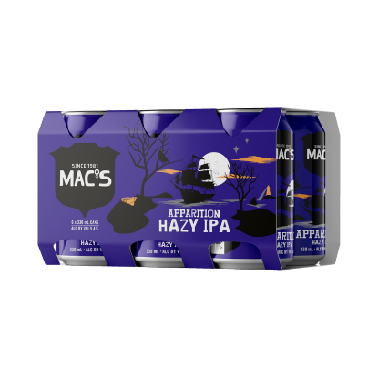 Picture of Mac's Apparition Hazy IPA Cans 6x330ml