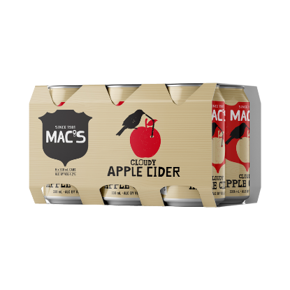 Picture of Mac's Cloudy Apple Cider Cans 6x330ml