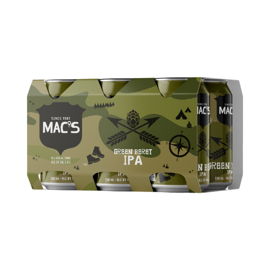 Picture of Mac's Green Beret IPA Cans 6x330ml