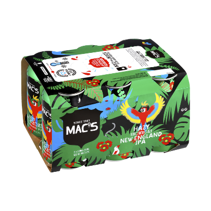 Picture of Mac's Showboat New England IPA Cans 6x330ml