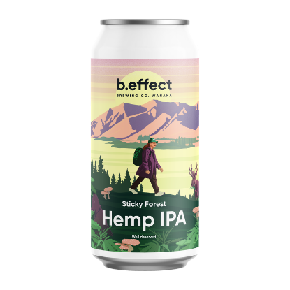 Picture of B.Effect Sticky Forest Hemp IPA Can 440ml