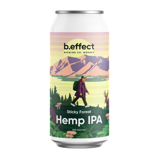 Picture of B.Effect Sticky Forest Hemp IPA Can 440ml