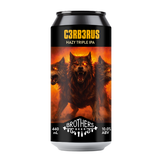 Picture of Brothers Beer Cerberus Hazy Triple IPA Can 440ml