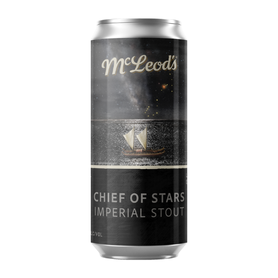 Picture of McLeod's Chief of Stars Imperial Stout Can 440ml