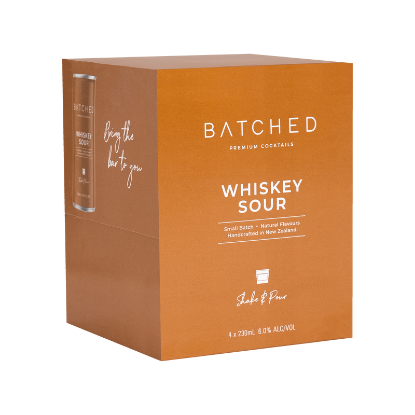 Picture of Batched Whiskey Sour 6% Cans 4x230ml
