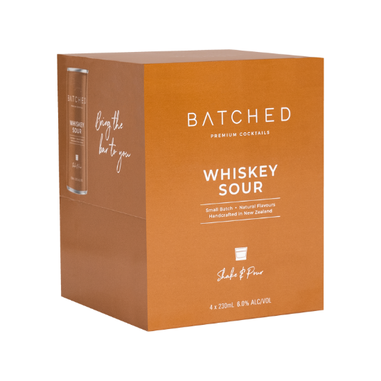 Picture of Batched Whiskey Sour 6% Cans 4x230ml