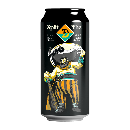 Picture of Double Vision Split the D Irish Dry Stout Can 440ml