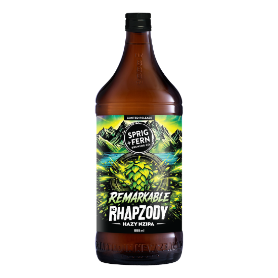Picture of Sprig & Fern Remarkable Rhapzody Hazy NZIPA Bottle 888ml