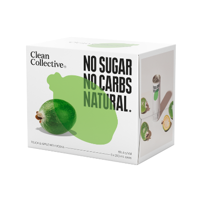 Picture of Clean Collective Feijoa & Apple 5% Cans 6x250ml