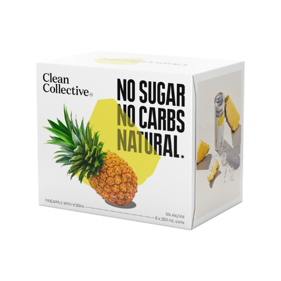 Picture of Clean Collective Pineapple 5% Cans 6x250ml