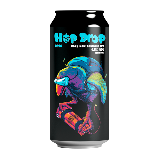Picture of Double Vision Hop Drop 2026 Hazy NZ IPA Can 440ml