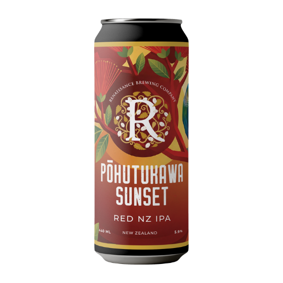 Picture of Renaissance Pohutukawa Sunset Red NZ IPA Can 440ml