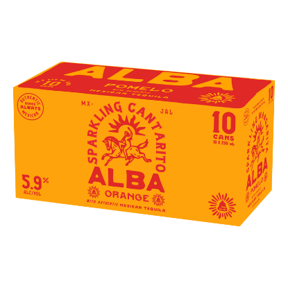 Picture of Alba Orange Sparkling Cantaritos 5.9% Cans 10x250ml