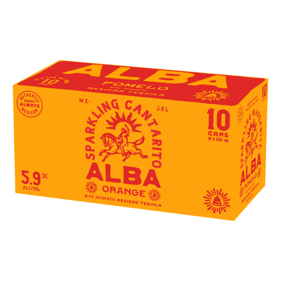 Picture of Alba Orange Sparkling Cantaritos 5.9% Cans 10x250ml