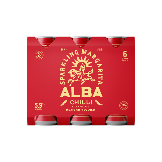 Picture of Alba Chilli Sparkling Margarita 5.9% Cans 6x250ml