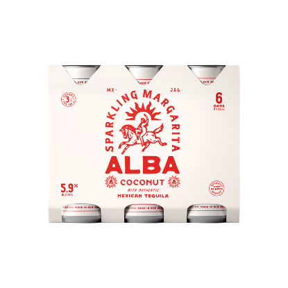 Picture of Alba Coconut Sparkling Margarita 5.9% Cans 6x250ml