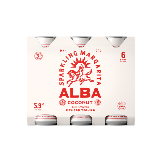 Picture of Alba Coconut Sparkling Margarita 5.9% Cans 6x250ml